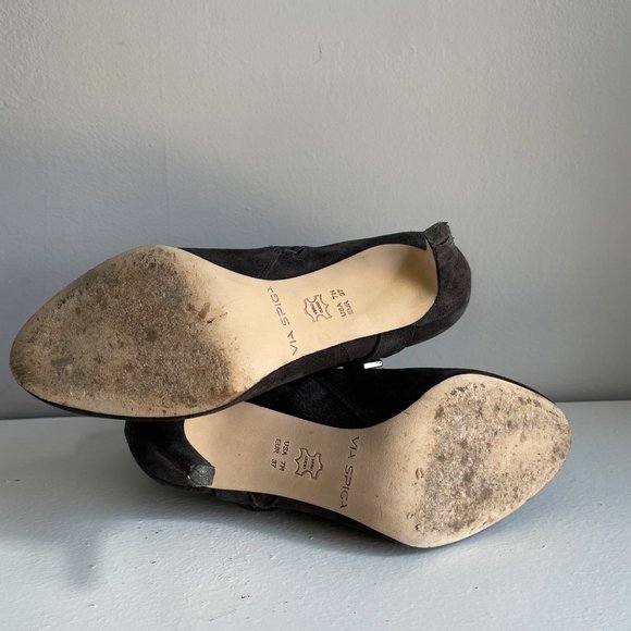 Via Spiga Booties in Graphite Suede - Picture 9 of 11